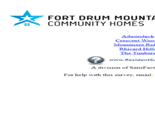 Tablet Screenshot of ftdrummi.residentsurveys.com